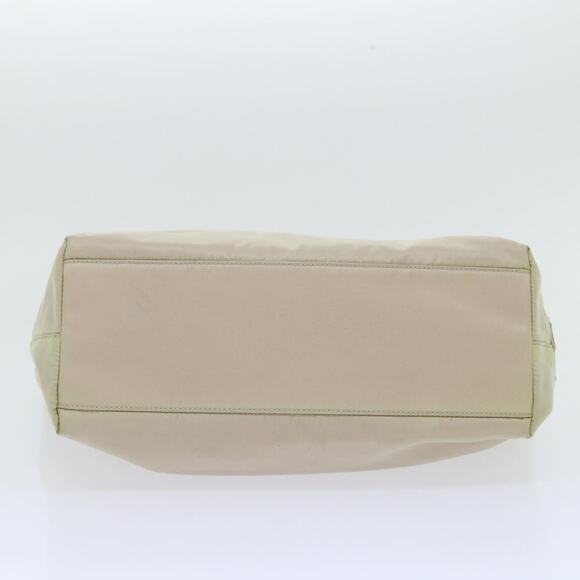 PRADA Hand Bag Nylon Beige - Picture 9 of 13